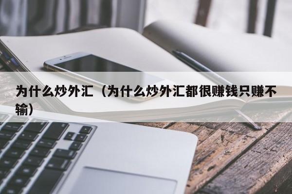 为什么炒外汇（为什么炒外汇都很赚钱只赚不输）