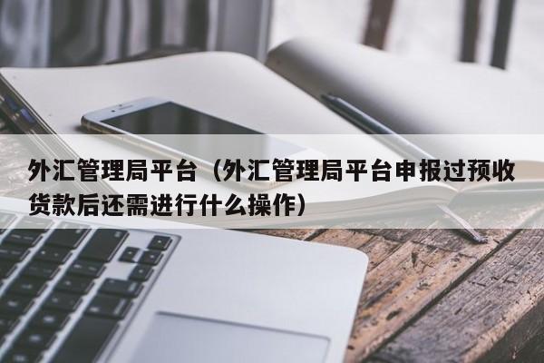 外汇管理局平台（外汇管理局平台申报过预收货款后还需进行什么操作）