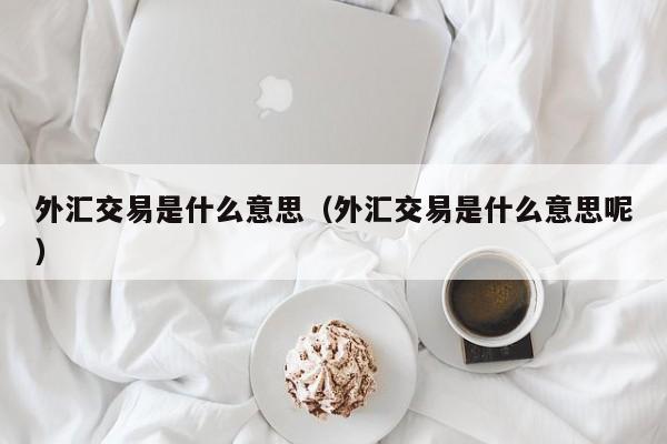 外汇交易是什么意思（外汇交易是什么意思呢）