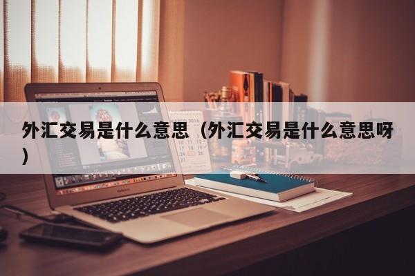 外汇交易是什么意思（外汇交易是什么意思呀）